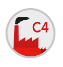 C4 ilmastorasitusluokka ikoni