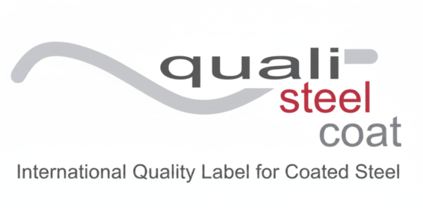 Qualisteel coat logo. International Quality Label for Coated Steel.